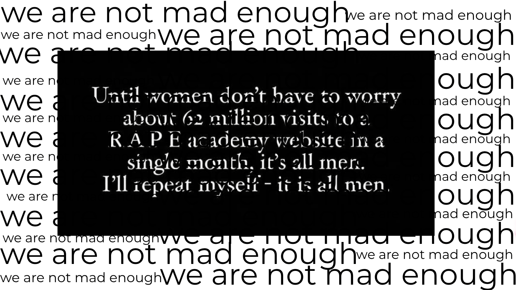 Generalverdacht Männer? Warum sexualisierte Gewalt für Frauen eine Realität ist oder stories about Generaltatsachen & Rape Academies